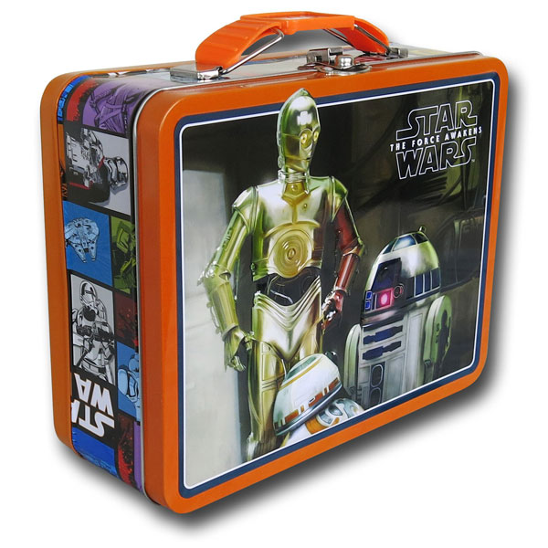 Star Wars Force Awakens R2-D2 and C3PO Lunchbox