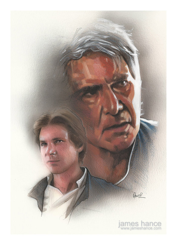 Star Wars Han Solo Original Painting