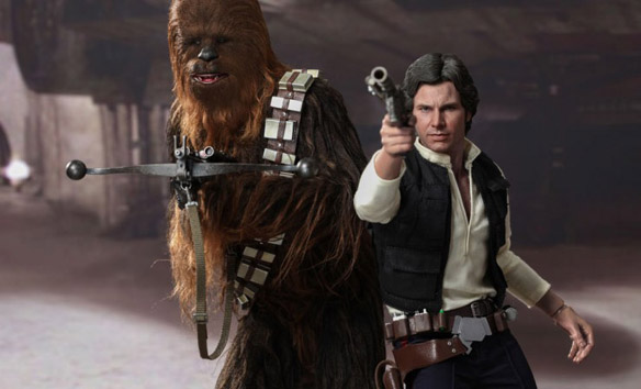 Star Wars Han Solo and Chewbacca Sixth-Scale Figures