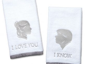 Star Wars Han and Leia Bathroom Hand Towels