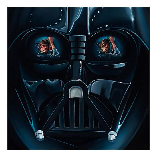 Star Wars I Am Your Father Signed Canvas Giclee Print