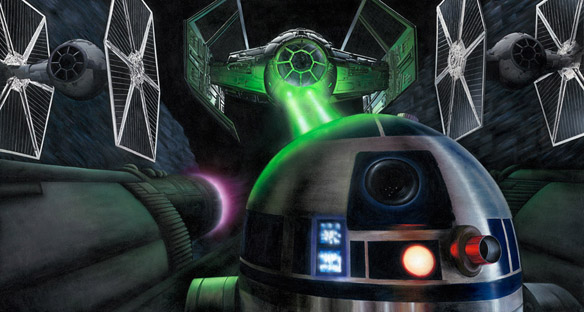 Star Wars I Have You Now Canvas Giclee Print