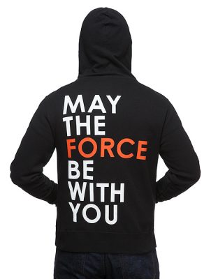 Star Wars May the Force Be With You Zip-Up Hoodie