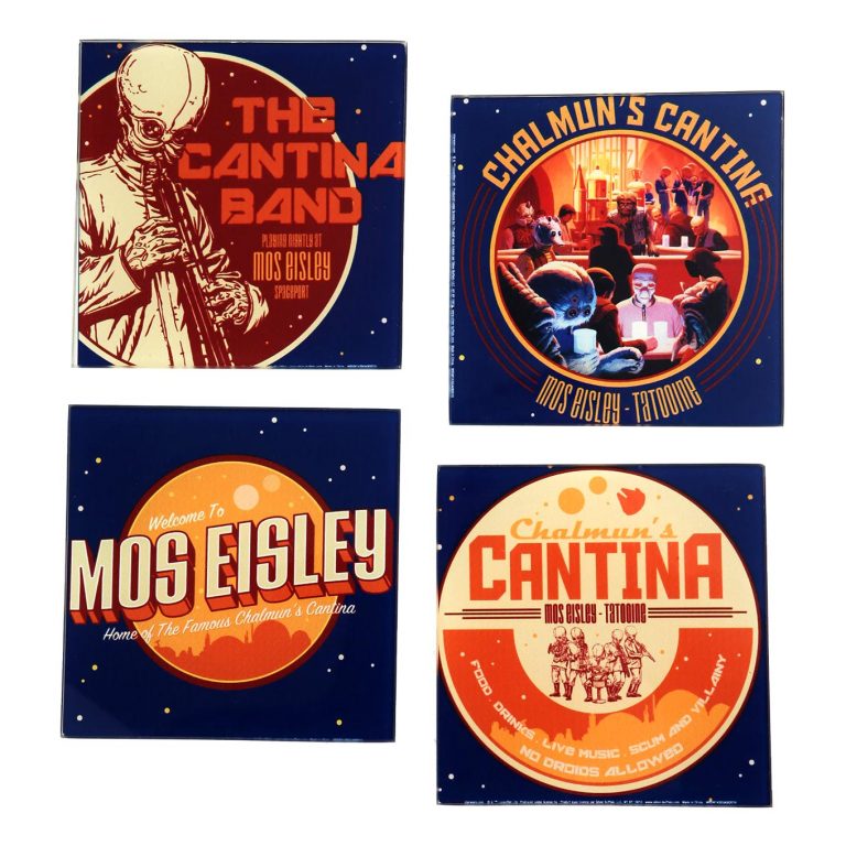 Star Wars Mos Eisley Cantina Glass Coasters