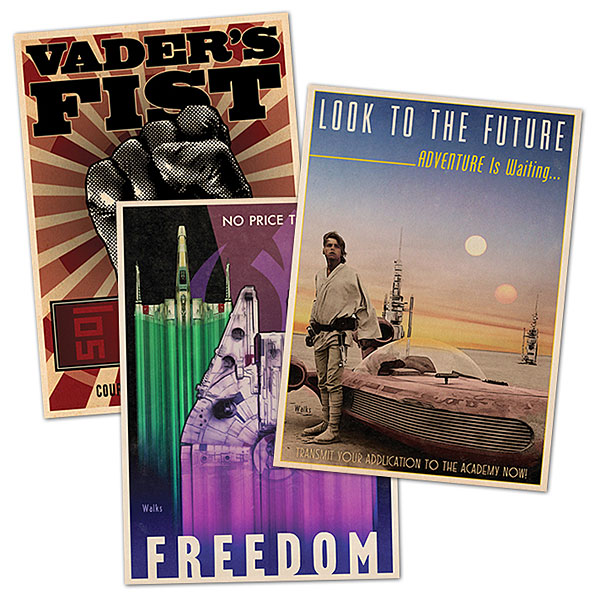 Star Wars Propaganda 8x10 Post Card Set