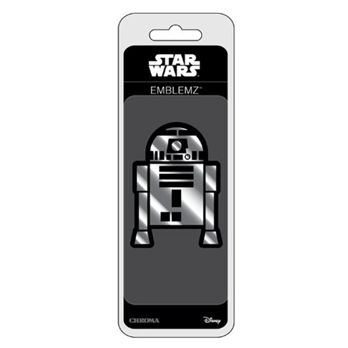 Star Wars R2-D2 Chrome Injection-Molded Emblem