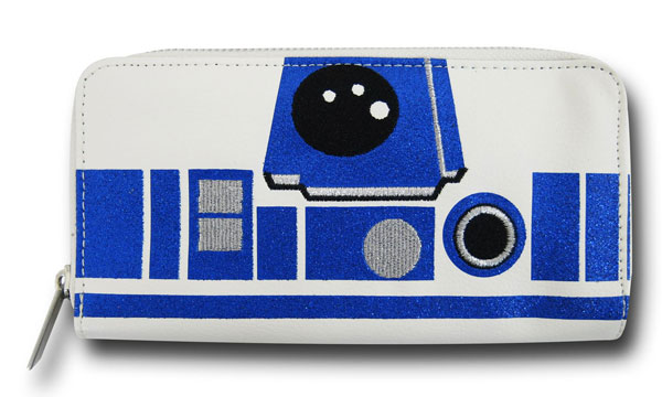 Star Wars R2-D2 Glitter Women's Zip Wallet