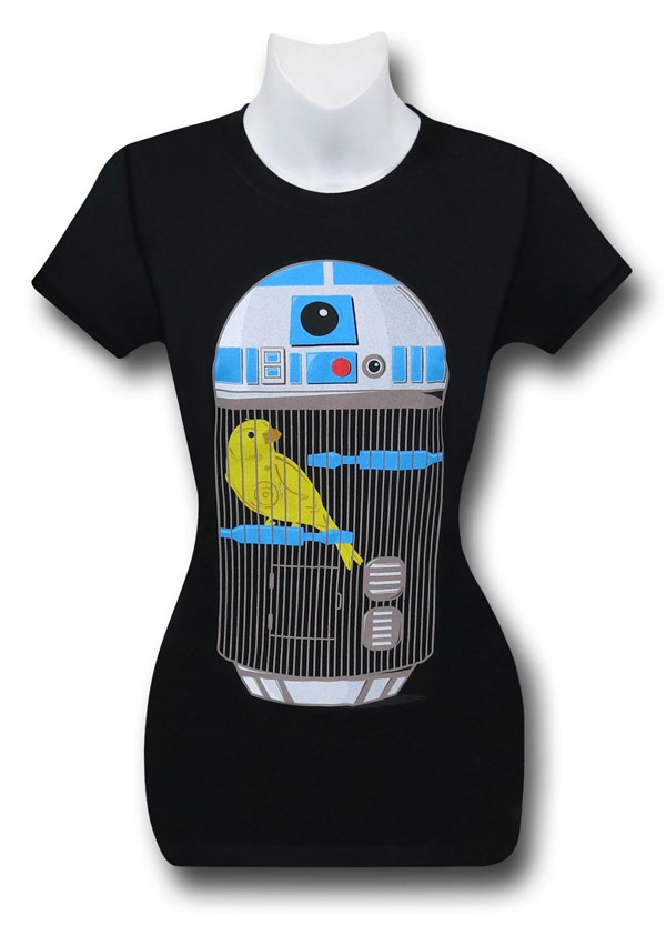Star Wars R2D2 Birdcage Womens Shirt