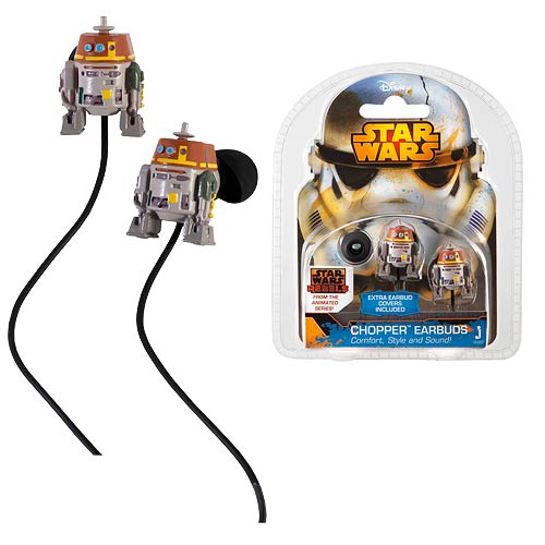 Star Wars Rebels Chopper Ear Bud Headphones