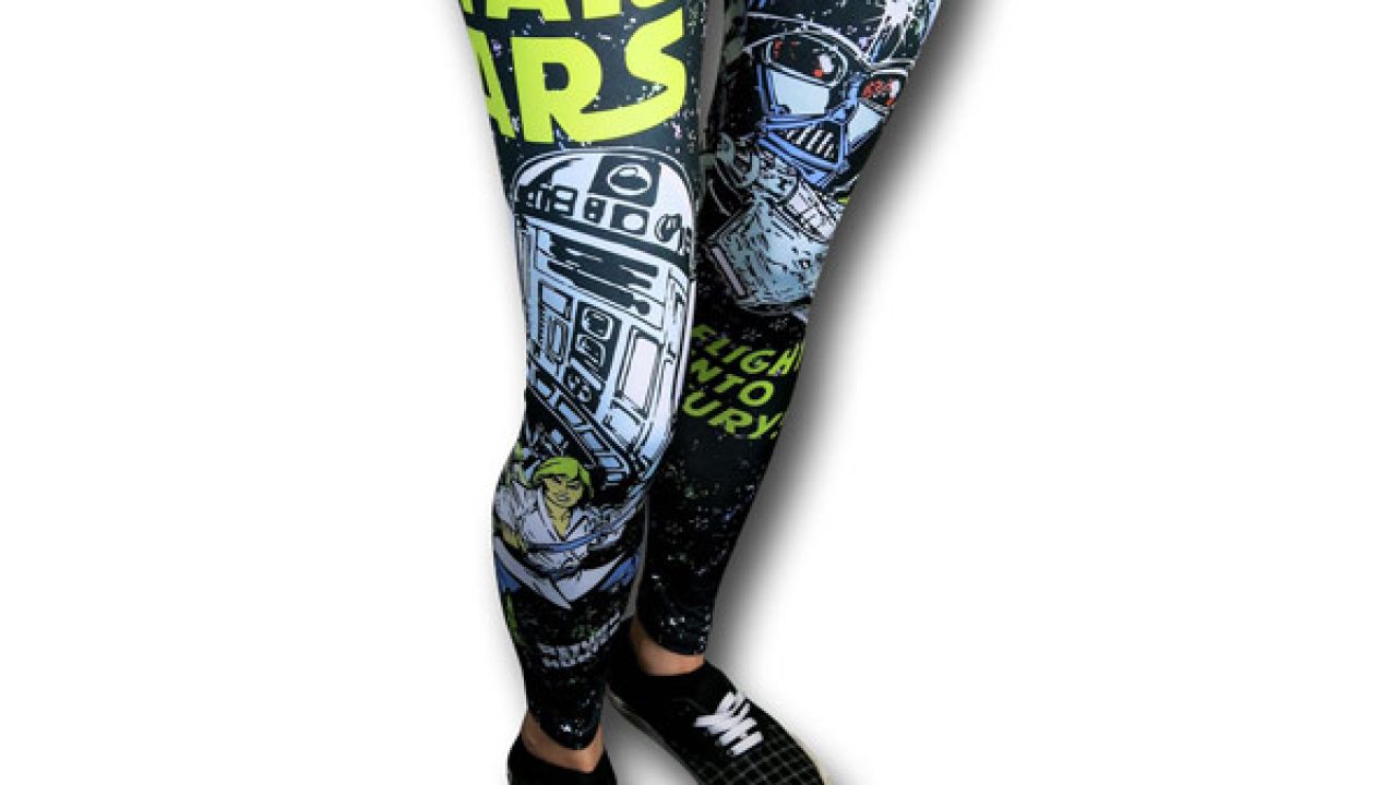 Star Wars Retro All-Over Print Juniors Leggings