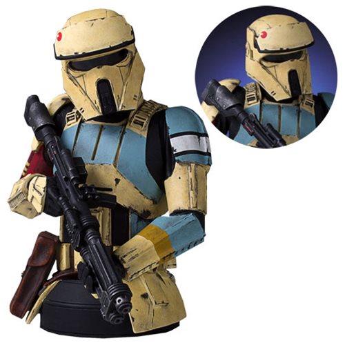 Star Wars Rogue One Scarif Stormtrooper Yellow Mini Bust