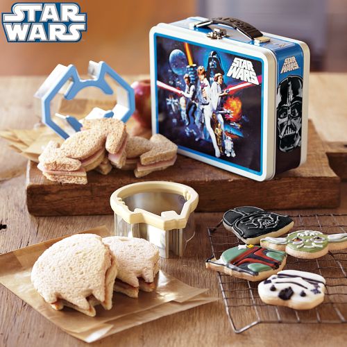 Star Wars Sandwich Cutters with Vintage-Style Tin