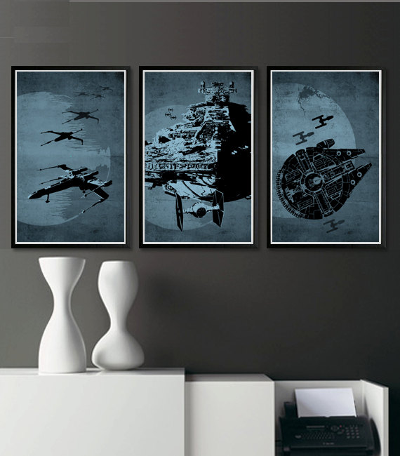 Star Wars Spaceship Poster Set