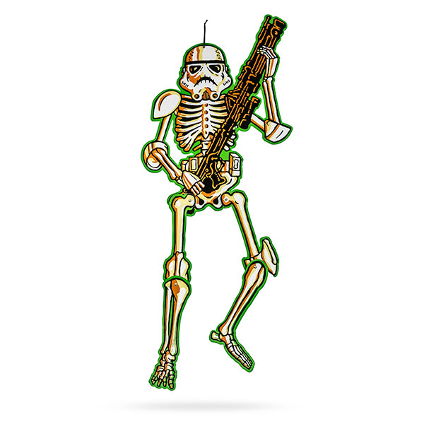 Star Wars Stormtrooper Hanging Skeleton