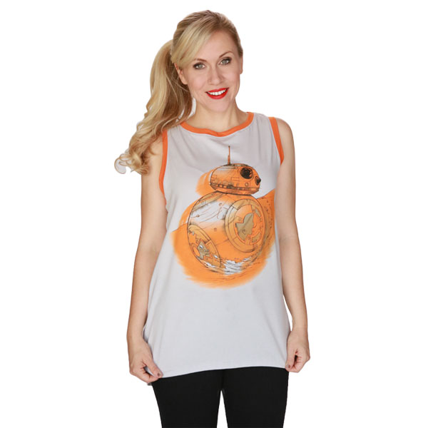 Star Wars The Force Awakens BB-8 Muscle Tank