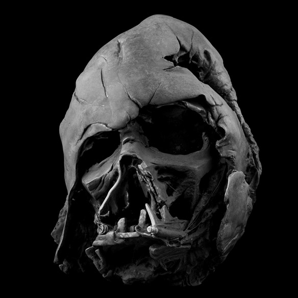Star Wars The Force Awakens Melted Darth Vader Helmet 1