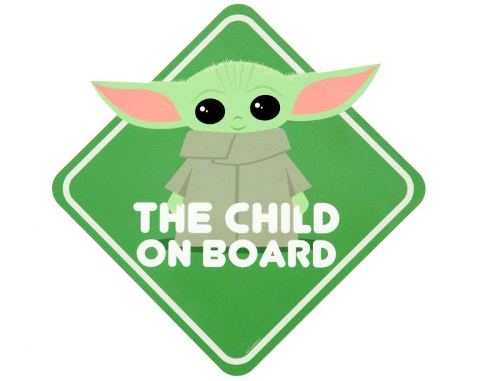 Star Wars The Mandalorian The Child On Board Car Decal
