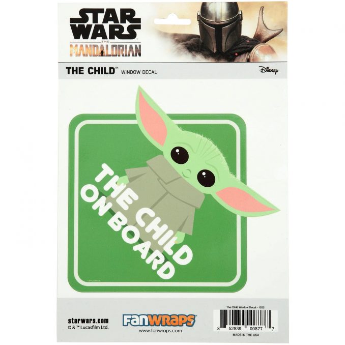 Star Wars The Mandalorian The Child On Board Decal