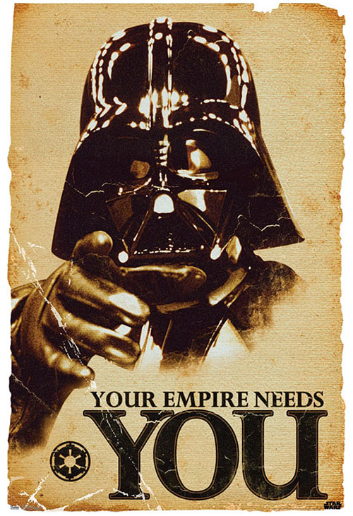Star Wars Vader Empire Poster