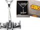 Star Wars X-Wing Starfighter 3D Stainless Steel Necklace