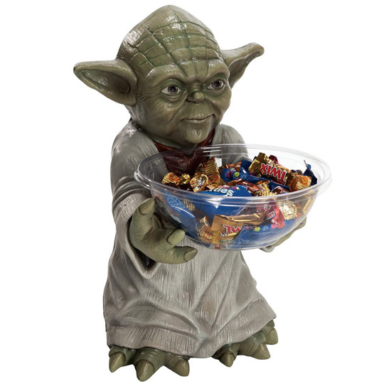 Star Wars~Baby Yoda~Mandalorian The Child~Candy Dish w Bowl~Halloween Candy Bowl 