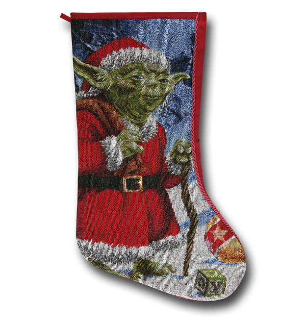 Star Wars Yoda Claus Stocking