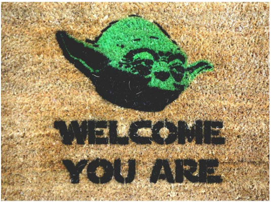 Star Wars Yoda Doormat