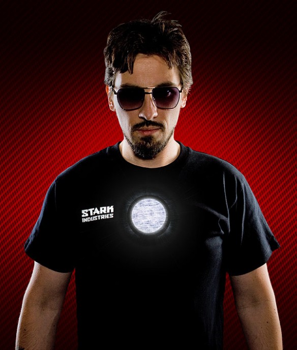 Stark Industries Light-Up LED Shirt