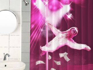 Stripper Sloth Shower Curtain