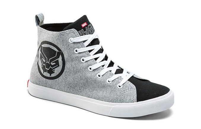Stylish Marvel Black Panther High Top Sneaker