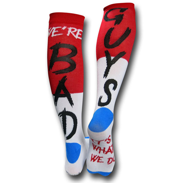 Suicide Squad Harley Quinn Bad Guys Socks_small