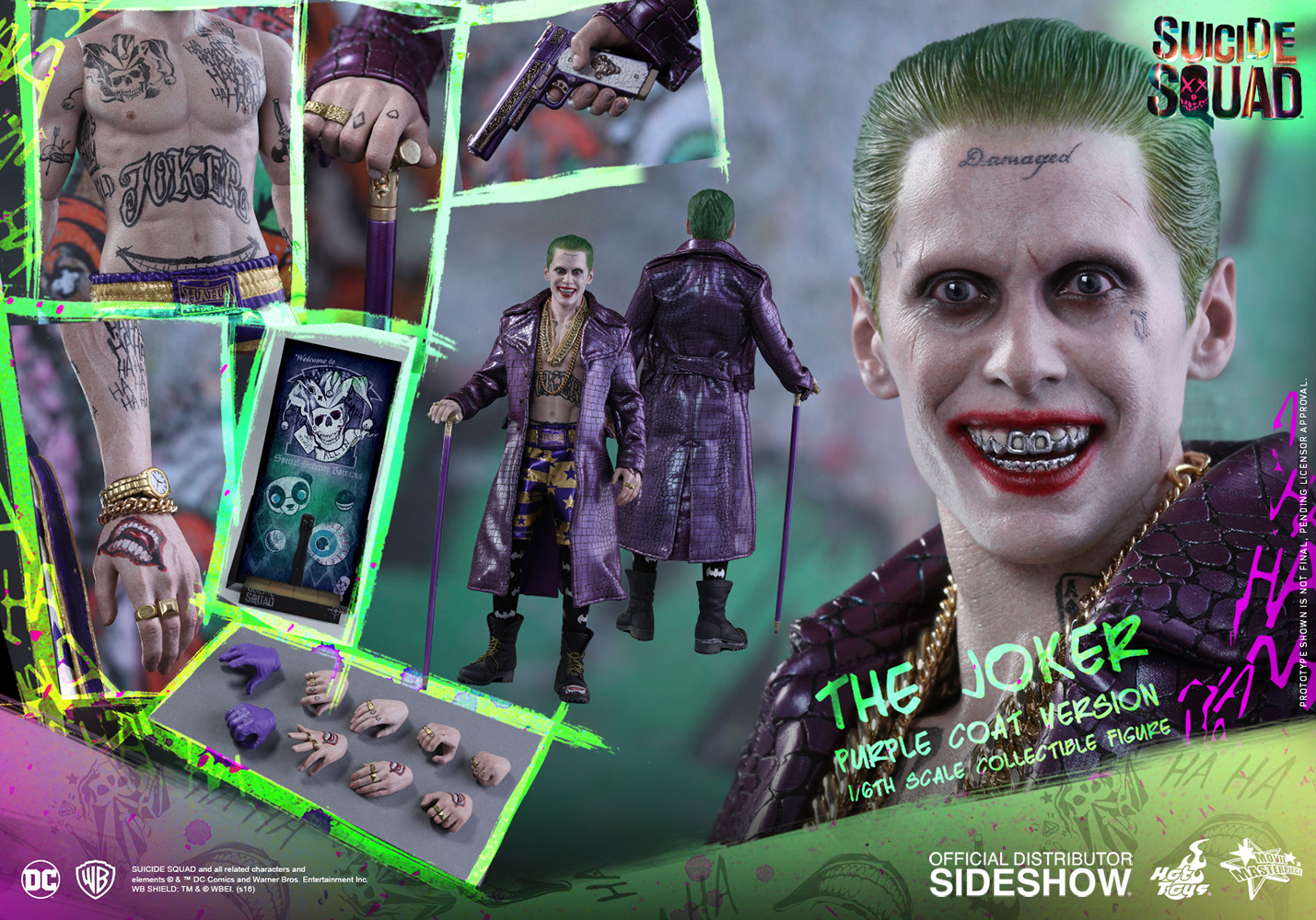 Figura Premio Banpresto Suicide Squad Q Posket – Joker (Normal Color Ver.) – Statuetta Da Collezione Con Base Inclusa