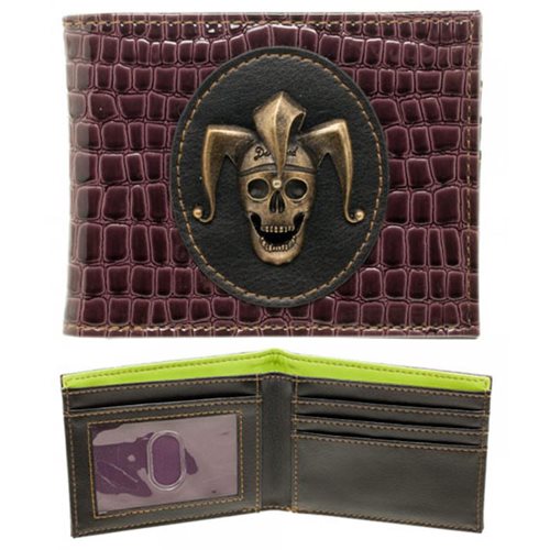 Suicide Squad Joker Skull Bi Fold Wallet