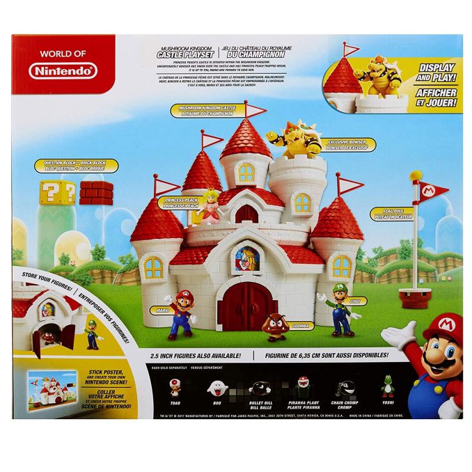 Super Mario Mushroom Kingdom Castle Deluxe Playset