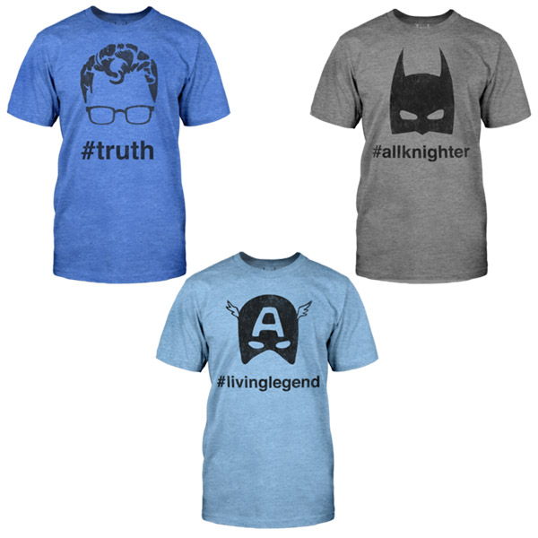 Superhero Hashtag T-Shirts