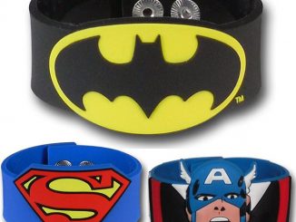 Superhero Molded PVC Wristbands
