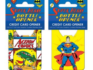Superman Car Lift Credit Card Bottle Opener