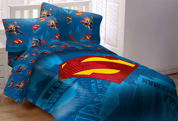 Superman Emblem Comforter Set