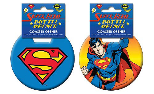 Superman Iconic Coaster Bottle Openers