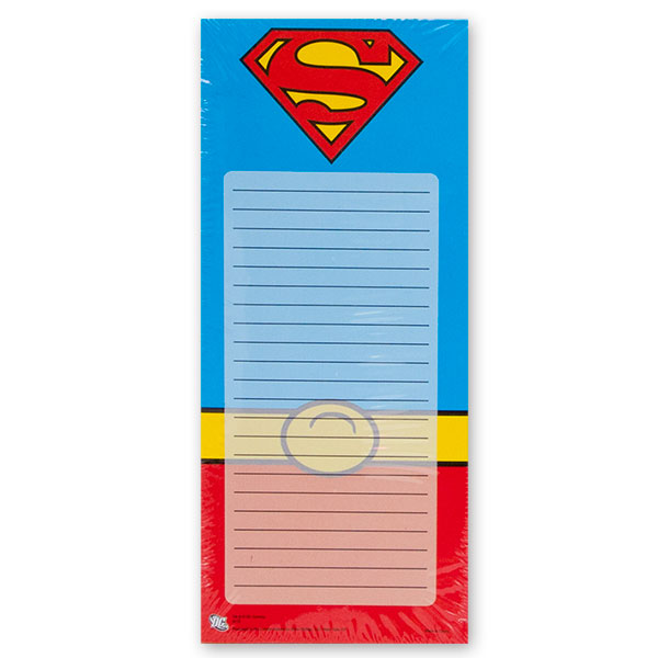 Superman Uniform Magnetic To-Do List