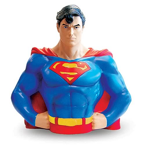 Superman Vinyl Bust Bank