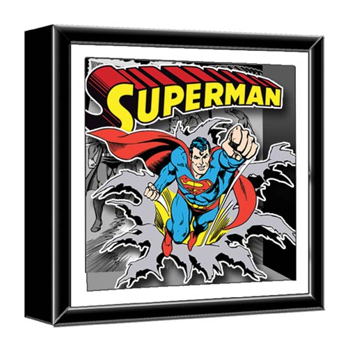 Superman Wood Shadow Box