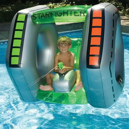 Swimline Starfighter Super Squirter Inflatable Pool Toy