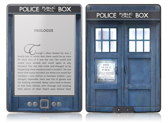 TARDIS Skins For Your iPad, Kindle and iPhone