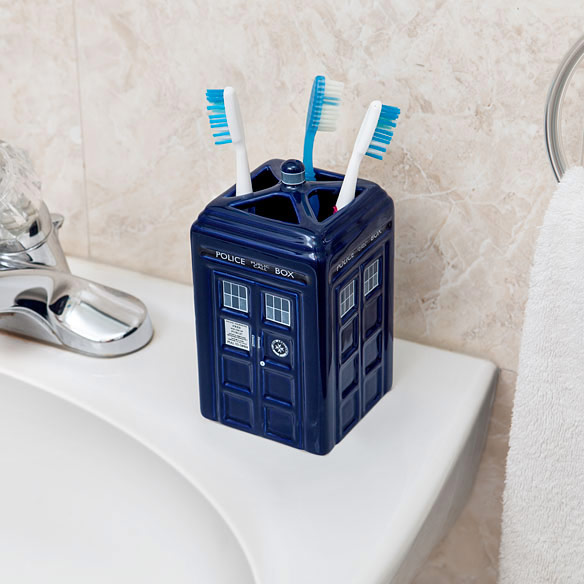 TARDIS Toothbrush Holder