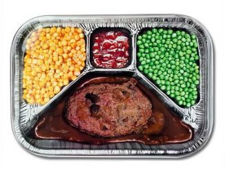 TV Dinner Style Metal Serving Tray