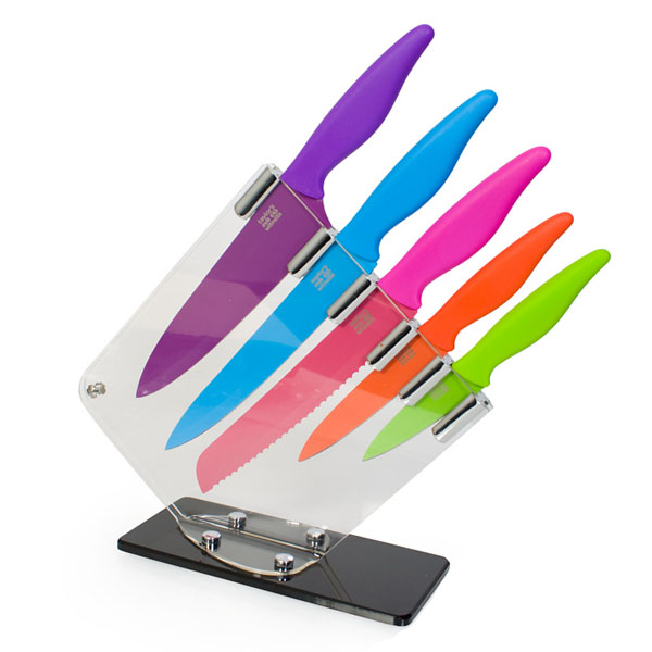 Taylor's Colored Kitchen Knife Block