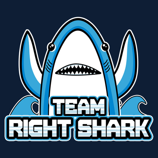 Team Right Shark T-Shirt