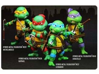 Teenage Mutant Ninja Turtles Hybrid Metal Figuration Die-Cast Metal Action Figure 4-Pack