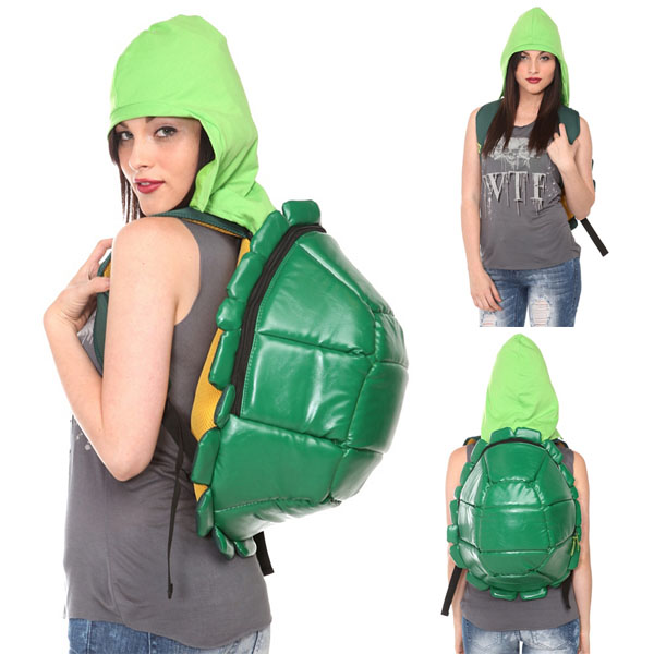 Teenage Mutant Ninja Turtles Shell Hooded Backpack